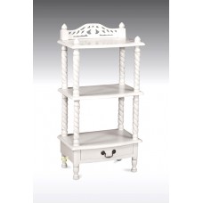 Barley Twist Stand in French White